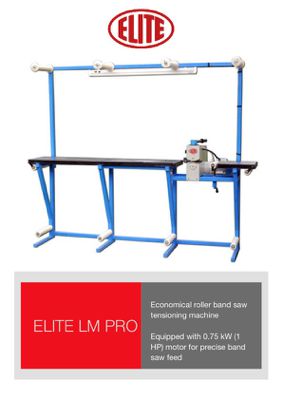Economical band saw tensioning machine ELITE LM PRO leaflet